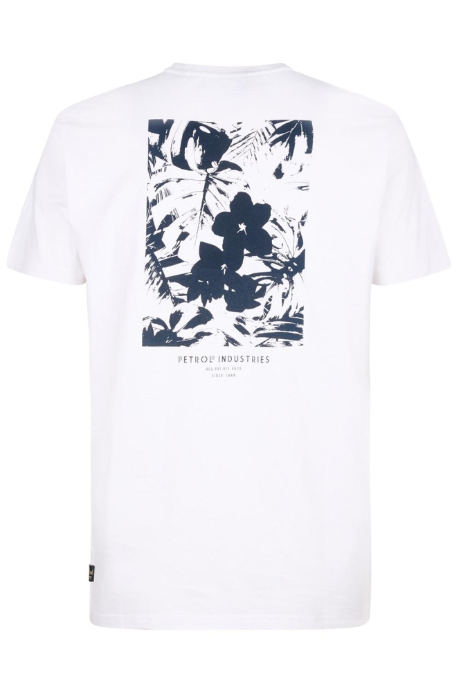 TSHIRT MET PRINT M 1050 TSR115 0000 Bright White